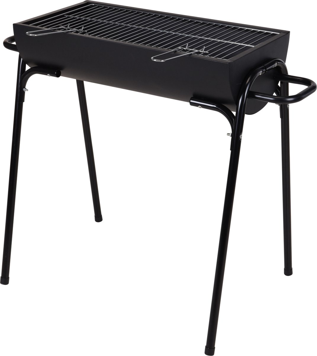 Barbecue- Houtskoolbarbecue - BBQ - Zwart - Op poten - 88cm