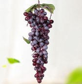 2 Trossen 110 Paarse Druiven Simulatie Fruitsimulatie Druiven PVC met Crème Grape Shoot Props
