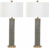 Safavieh - Tafellamp - 2 stuks - E27 - 13W