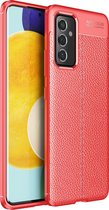 Samsung Galaxy A82 5G Hoesje - Mobigear - Luxury Serie - TPU Backcover - Rood - Hoesje Geschikt Voor Samsung Galaxy A82 5G