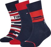 Tommy Hilfiger 3P Kinder Sokken Giftbox - Maat 27/30