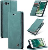 iPhone 7 & iPhone 8 Caseme Hoesje Aqua Blue - Portemonnee Book Case