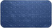 Antislip badmat blauw - 70x35 CM - Douchemat badmatten - Badkamer badkamermat - Anti slip mat voor in bad - Antislipmat voor douche