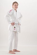Nihon Judopak Rei Meisjes Wit/roze Maat 160