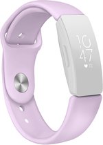 By Qubix - Fitbit Inspire HR siliconen bandje (small) - Lila