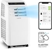 Klarstein Metrobreeze Rom Smart mobiele airco met WiFi - 10.000 BTU / 3,0 kW - air conditioner portable voor 29 tot 49 m² - mobile airconditioning ventilator - R290 aircooler