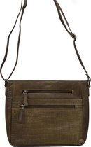 DSTRCT Crossbodytas Croco Leer - grijs