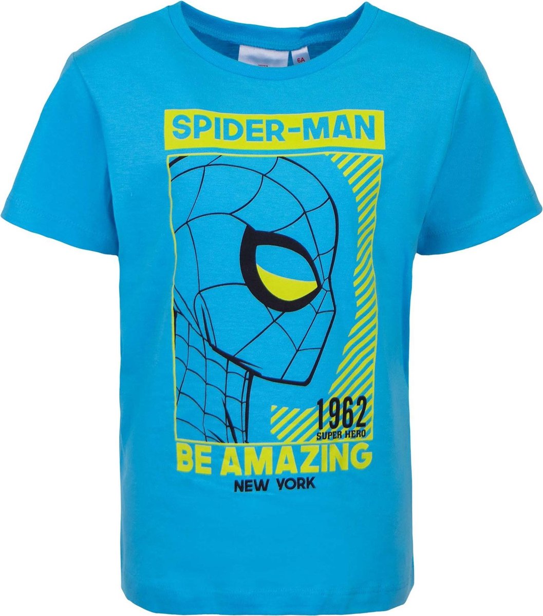 Spider-Man - T-shirt - Blauw - 8 jaar - 128cm
