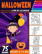 Halloween livre de coloriage enfant 8-12 ans