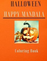 Halloween Happy Mandala Coloring Book