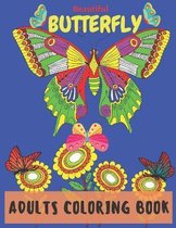 Beautiful Butterfly Adults Coloring Book