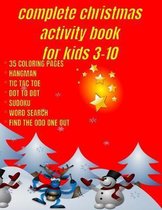 Complete Christmas Activity Book for Kids