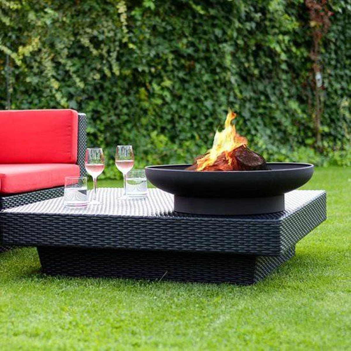 Esschert Design Classic Fire Bowl Ø 60 cm - Steel - Black
