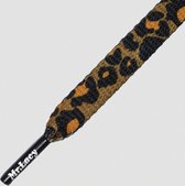 Mr. Lacy Printies Leopard Brown/Black 130cm lang 10mm breed