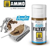 AMMO MIG 0822 Acrylic Filter Ochre - 15ml Effecten potje