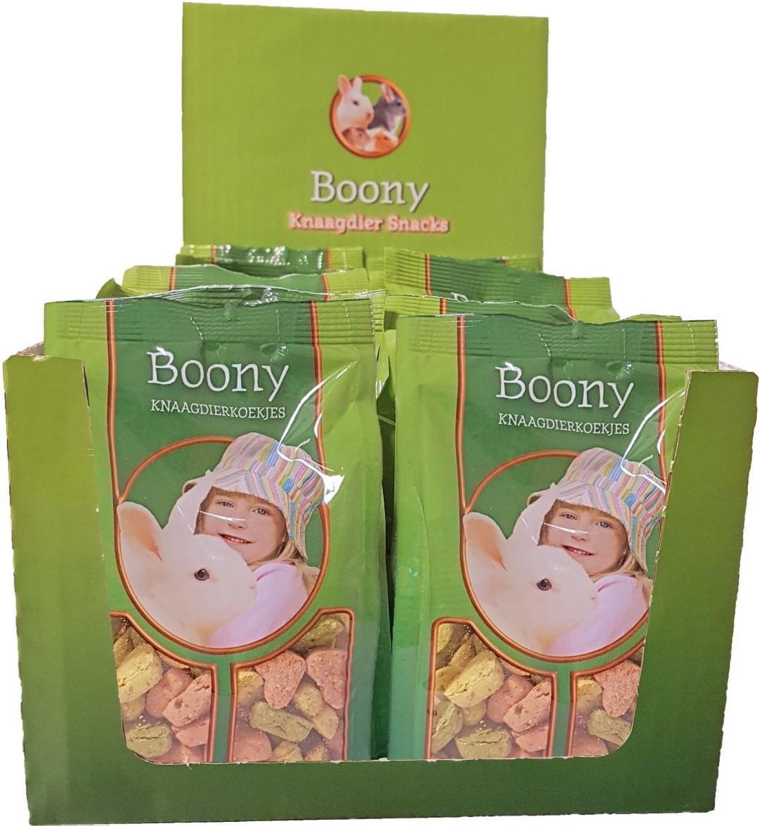 Gebr de boon - Boony knaagdiersnack hartjes mix