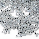 Rocaille's ceylon grijs, 2 mm, 20 gram