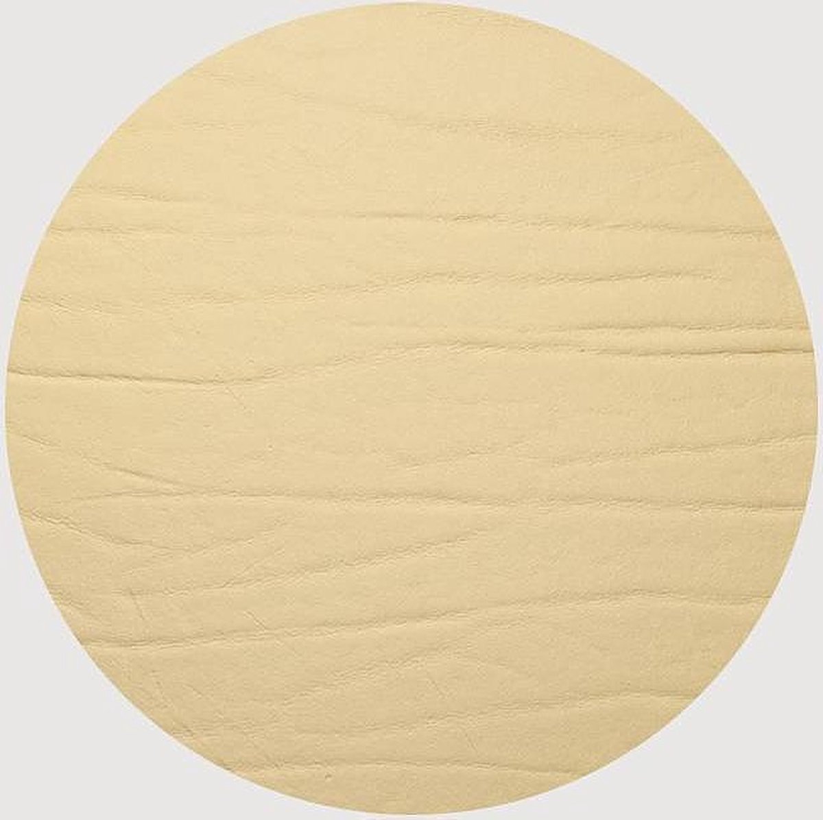 Onderzetter Leather Dumbo - Rond 10 cm - Goud