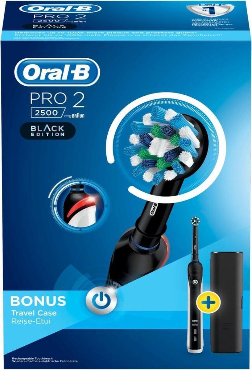 Afbeelding 3 van Oral-B Pro 2 2500 - Zwart - Elektrische Tandenborstel