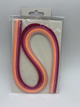 Quilling papier Licht Roze 5 kleurig 5mm dik en 54cm lang