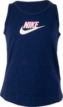 Nike Sportswear Jersey Tanktop Top - Meisjes - donkerblauw - roze - wit