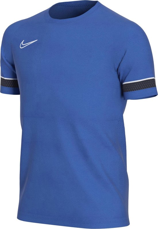 Nike Chemise de sport Nike Dri- FIT Academy 21 - Taille 134 - Unisexe - bleu clair - marine - blanc
