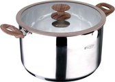 Pot 20x14cm C / Top Rvs Induction Granite SG