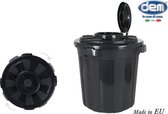 TRASH CUBE 50L C / deksel en anker HOP