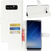 Samsung Note 8 Hoesje Wallet Case Wit