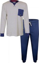M.E.Q. Heren pyjama Blauw MEPYH1903A Maten: L