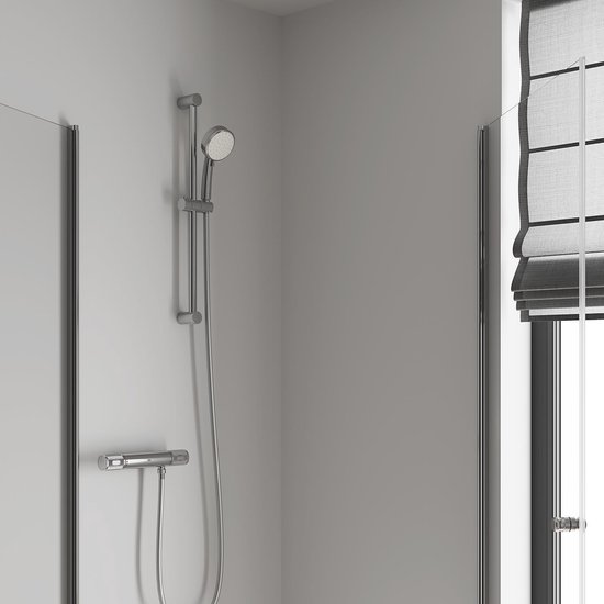 Venlo Nimbus II Comfort Eco douchekraan met omstel, met S-uitloop