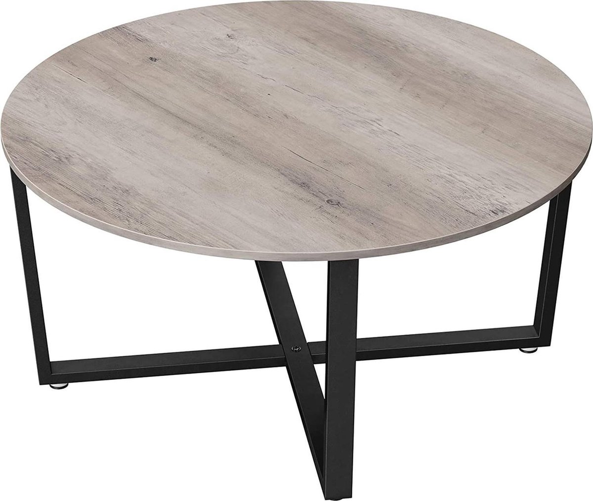 VASAGLE Table basse ronde, table basse, structure en acier stable, montage  facile,... | bol.com