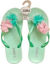 Meisjes slipper - Flower Mint - 27.5/29