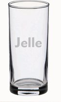 longdrink glas met naam gegraveerd - Uniek en persoon kado - Cadeau - Verjaardag - Valentijn - Vaderdag - Persoonlijk glas - drinkglas met naam - glas graveren