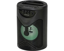Dunlop TWS Bluetooth Speaker – Draadloze luidspreker – met LED-Licht – Telefoonhouder – FM-radio – 15 Watt
