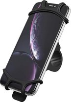 Case2go - Universele Telefoonhouder Fiets - 4 tot 6.5 inch - Zwart