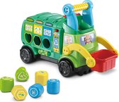 VTech Sorteer & Leer Recycletruck - Speelgoedvoertuig - Educatief Speelgoed - Kleuren, Vormen & Muziek