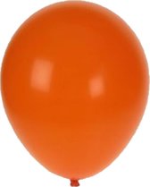 Helium ballonnen Oranje 100 stuks