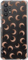 Casetastic Samsung Galaxy A32 (2021) 5G Hoesje - Softcover Hoesje met Design - Shadow Moon Print