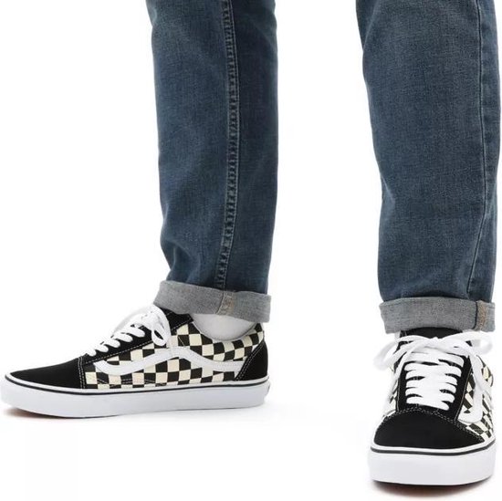 Vans PRIMARY CHECK OLD SKOOL SHOES Noir/blanc taille 41 | bol.com