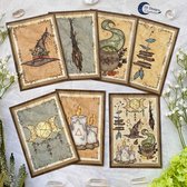 Heksenspullen Ansichtkaarten Set - Pagan Art Hekserij - Witchy Stuff - A6 artprints set