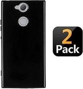 Telefoonhoesje - Back Cover - Geschikt Voor Sony Xperia XA2 Plus - Zwart