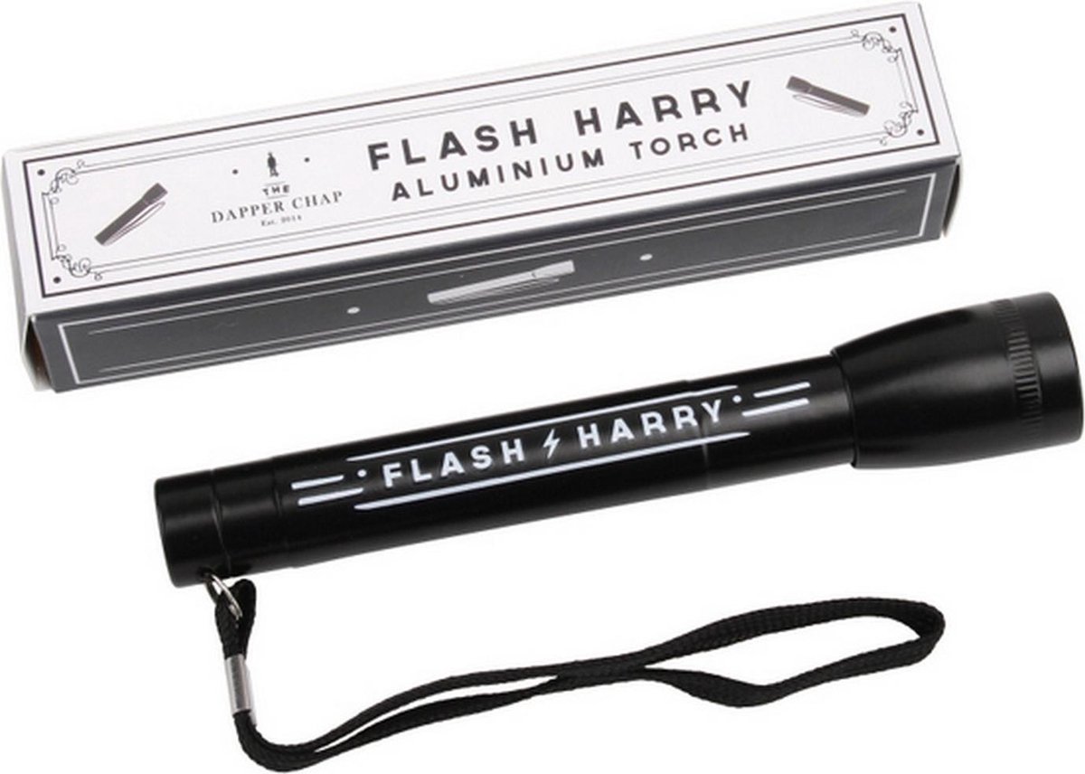 CGB Giftware Dapper Chap Flash Harry Aluminium Torch
