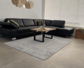 Vloerkleed Effen Laagpolig - Licht Grijs 170x230