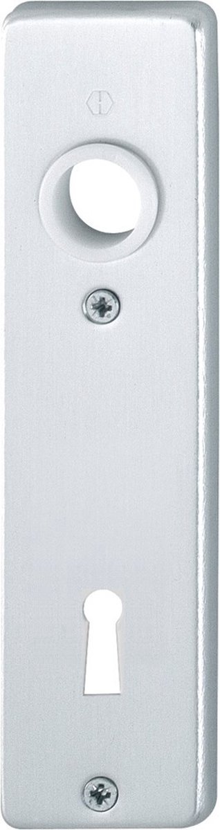 Hoppe Kortschild, aluminium202kp sl56 zilver