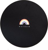 Computer - muismat rainbow - rond - rubber - buigbaar - anti-slip - mousepad