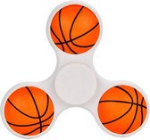 Hand Spinner - Fidget Spinner - Fidget Toys - Basketbal Wit