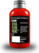 GROG Xtra Flow Paint - navul verf - 100ml - voor squeezers en dabbers - graffiti - Ferrari Red