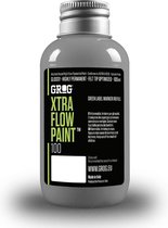 GROG Xtra Flow Paint - navul verf - 100ml - voor squeezers en dabbers - graffiti - Burning Chrome