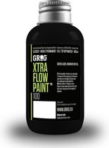 GROG Xtra Flow Paint - navul verf - 100ml - voor squeezers en dabbers - graffiti - Death Black